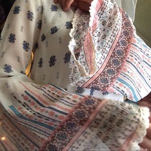 Mid thigh floral long sleeve renaissance dress